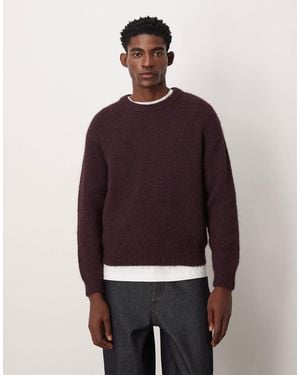 Weekday Wool Blend Sweater - Red