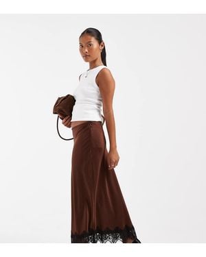 Vero Moda Gonna Midi - Marrone