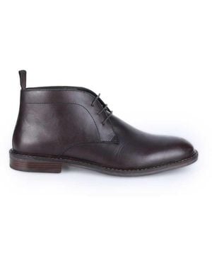 Thomas Crick 'Hutchins' Leather Chukka Ankle Lace-Up Boots - Black