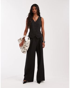 Nobody's Child Evander Drawcord Tailored Pants Co-ord - White