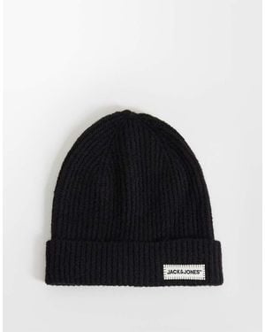 Jack & Jones Gorro Acanalado - Negro