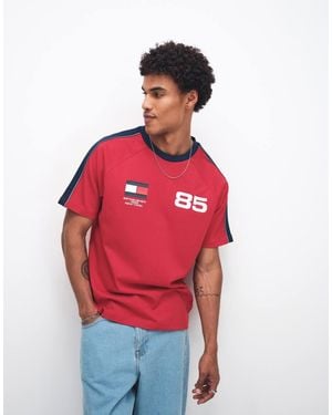 Tommy Hilfiger World Cup Relaxed Fit T-shirt - Red