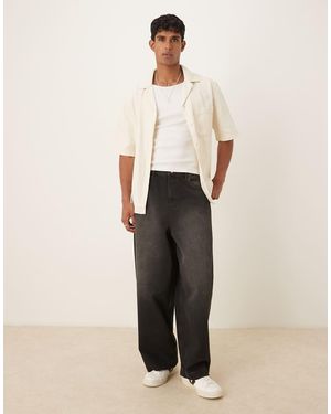 ASOS Jeans Oversize Extra Ampi Lavaggio - Neutro