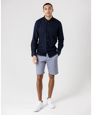 French Connection Cotton Chino Shorts - Blue