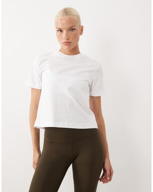 4505 Icon schweres baumwoll-t-shirt - Weiß