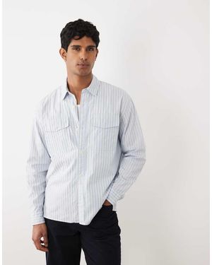 Abercrombie & Fitch Pocket Detail Long Sleeve Shirt - White