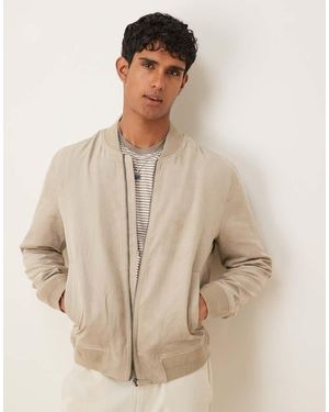 Mango Bomber Jacket - Natural