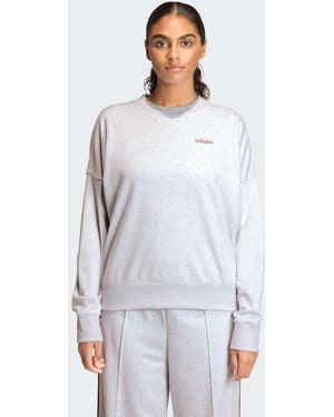 adidas Originals – seasonal essentials colorpop – sweatshirt - Weiß