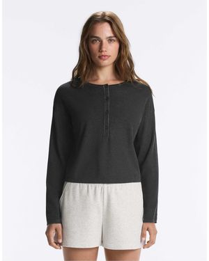 Oysho Langärmeliger pullover - Schwarz