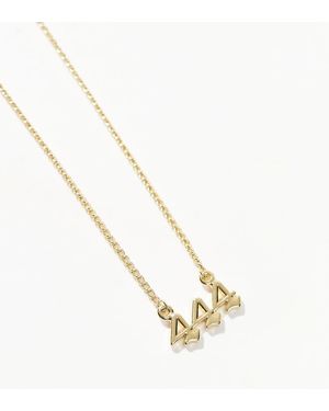 Pieces '444' Angel Number Necklace - White