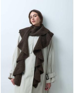 Vero Moda Asymmetric Scarf - Grey