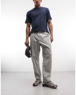 Gramicci Cord Loose Tapered Trousers - Blue