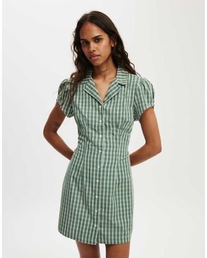 Cotton On Scarlet Shirt Mini Dress - Green