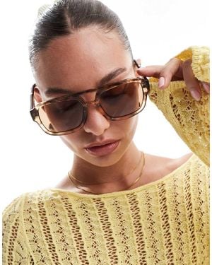 A.Kjærbede Kaya Aviator Sunglasses - Brown