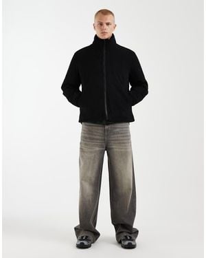 Redefined Rebel Boxy Oversized Cord Jacket - Black