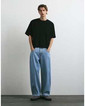 Pull&Bear Barrel Jeans - Blue