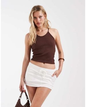 Hollister Low Rise Y2k Utility Mini Skirt - Multicolour
