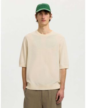 SELECTED – t-shirt - Natur