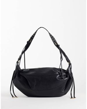 Mango Slouchy Handbag - Black