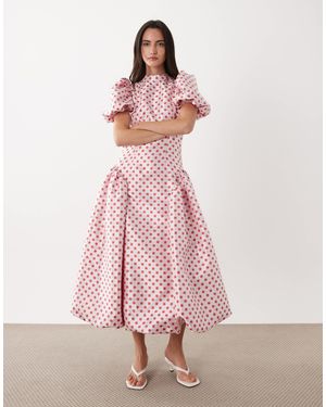 Sister Jane Dream – midikleid aus jacquard - Pink