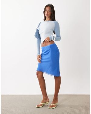 Lioness – shoreline – rock aus chiffon - Blau