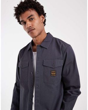 Levi's Camicia Da Lavoro Grigia - Blu