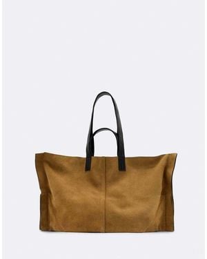 AllSaints Lutece Suède Tote - Wit