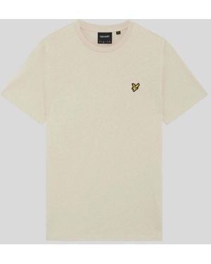 Lyle & Scott Ss T-Shirts Plain T-Shirt - Natural