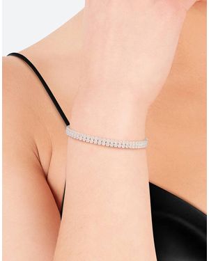 Lovisa Gelaagde Tennisschakelarmband Met Zirkoniastenen - Naturel