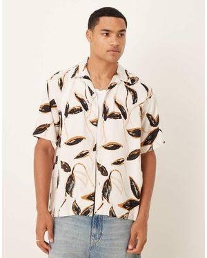 SELECTED Revere Collar Shirt - Natural