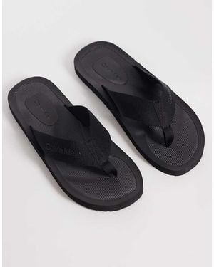 Calvin Klein Flip Flops - Black