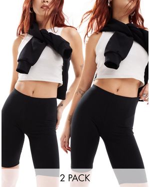 ONLY 2 Pack legging Short - Black