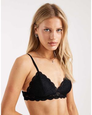 ONLY Lace Padded Brallette - Black