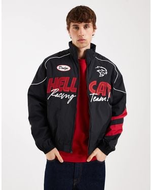 Hollister Nylon Racing Graphic Jacket - Red