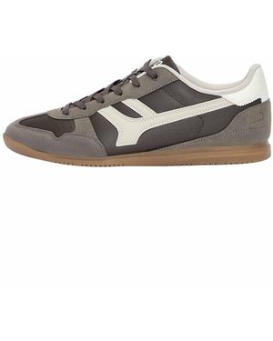 Pull&Bear – retro-sneaker - Braun