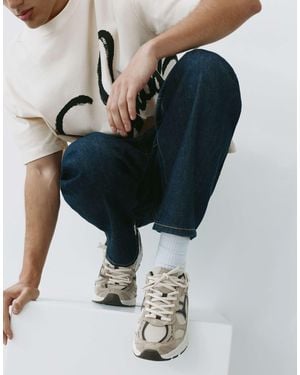Pull&Bear – mehrteilige sneaker - Blau