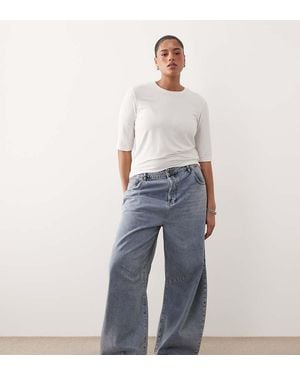 ARRANGE Curve Sydney Denim Barrel Leg Jean - Blue