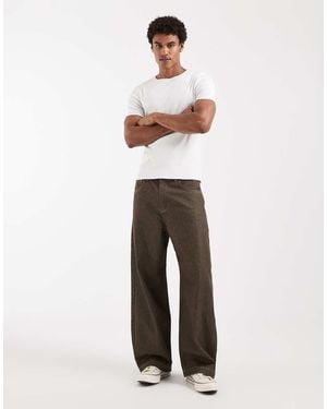 ASOS Barrel Jeans - White