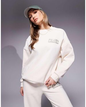 South Beach Pilates Crew Neck Jumper - Grey