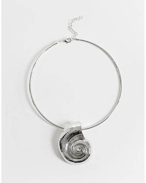ONLY Seashell Necklace - Grey