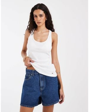 Hollister Scoop Neck Tank Top - Blue