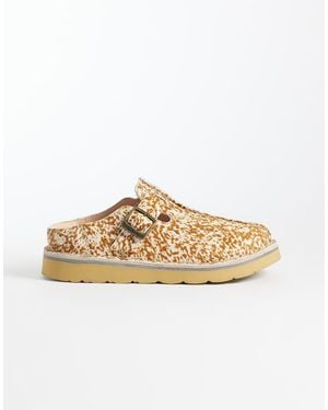 Clarks Mule Con Estampado De Ciervo Solsbury - Neutro