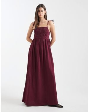 Aray Beach Maxi Dress - Purple