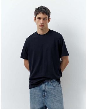 Pull&Bear 3-pack Of Short Sleeve T-shirts - Blue