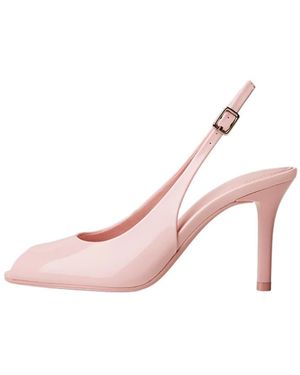 Bershka Sandalen Met Hoge Hak En Opening - Roze