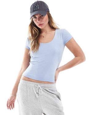 Cotton On Byron Square Neck Short Sleeve Top - White