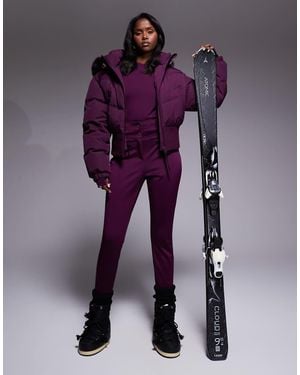 ASOS 4505 Ski & Snow Asos 4505 Ski Soft Shell Water Repellent Skinny Ski Trousers - Purple