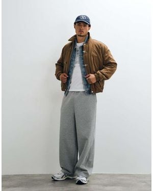ASOS Oversized Bomber Jacket - Grey