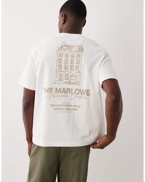 Abercrombie & Fitch Marlowe Back Graphic T-shirt - White
