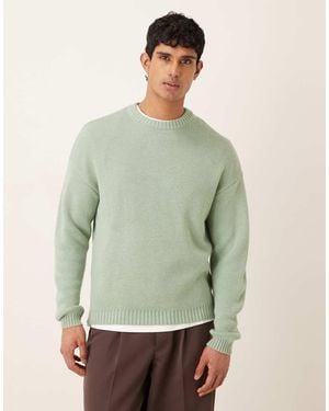 ASOS Oversized Knitted Jumper - Green